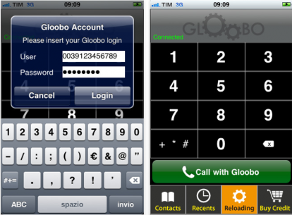 GlooboVoIP, una nuova applicazione per chiamate VoIP tramite iPhone