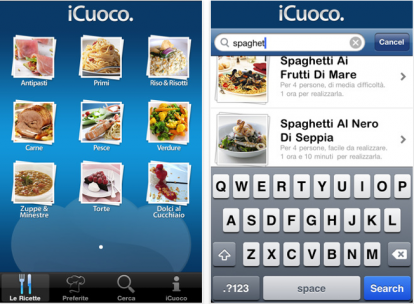 iCuoco, le ricette sull’iPhone