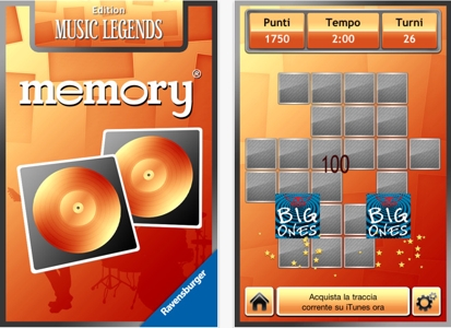 Il memory musicale grazie al gioco memory® Music Legends [Recensione iPhoneItalia]