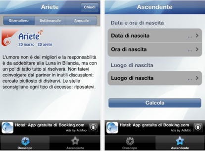 Oroscopi, l’applicazione gratuita per leggere l’oroscopo su iPhone