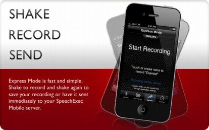 Philips Dictation Recorder, un’elegante applicazione per registrare memo vocali su iPhone
