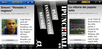 iPhoneItalia Quick Review: Juve24.it, FCInter24.it, iPuchball