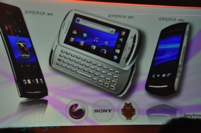 Sony Ericsson presenta la nuova famiglia di Xperia: ecco a voi Arc, Neo e Pro!