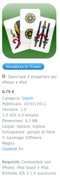 Solitari con carte italiane, una raccolta completa di solitari in un’unica applicazione