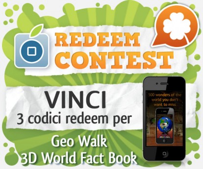 CONTEST: vinci 3 codici redeem per Geo Walk – 3D World Fact Book [VINCITORI]