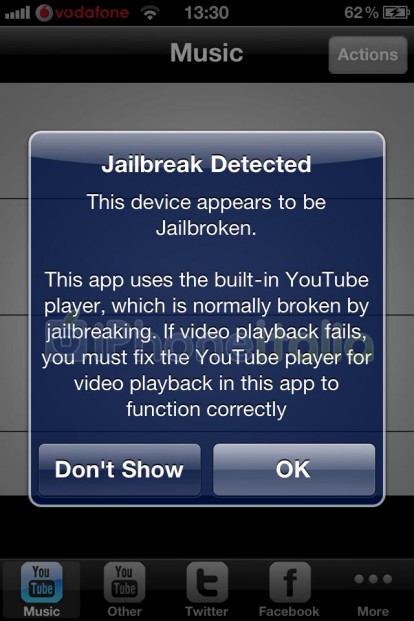 Le applicazioni per iOS iniziano ad identificare i dispositivi Jailbroken?