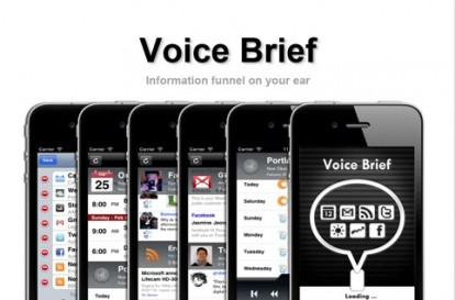 Voice Brief, lascia che sia il tuo iPhone a parlare