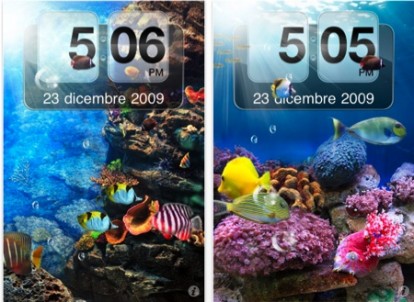 Amazing Aquarium Clock LITE disponibile su App Store