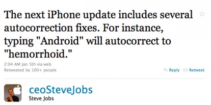 Twitter sospende l’account parodia di Steve Jobs (@ceoSteveJobs)