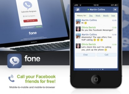 Facebook Messenger si aggiorna e diventa “fone”