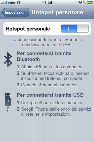 La funzione Personal HotSpot è attiva anche su iPhone 3GS! [AGGIORNATO]
