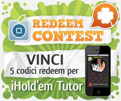 CONTEST: vinci 5 codici redeem per iHold’em Tutor [VINCITORI]