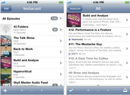 Instacast, la migliore applicazione per la gestione dei podcast su iPhone