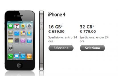 iPhone 4: sul sito Apple le spedizioni passano da una settimana a 24 ore!
