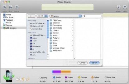 MacX Mounter: trasferire i file da iPhone/iPad a Mac