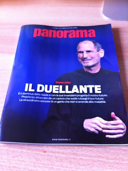 Panorama dedica la copertina a Steve Jobs, il “Duellante”