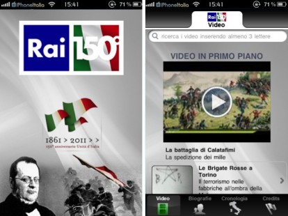 Italia 150, un'applicazione nata per celebrare i 150 anni dell'Unità d' Italia - iPhone Italia