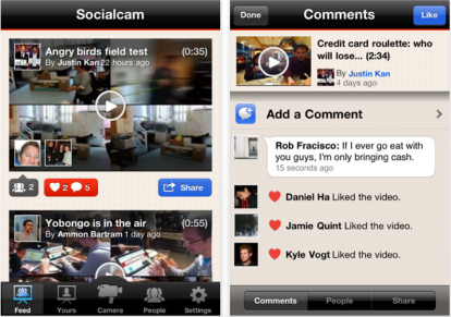 Socialcam, l’Instagram dei video arriva su App Store