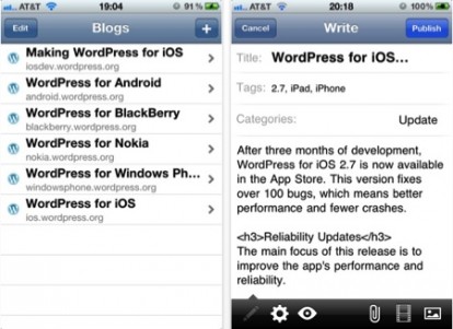 WordPress: l’applicazione ufficiale si aggiorna