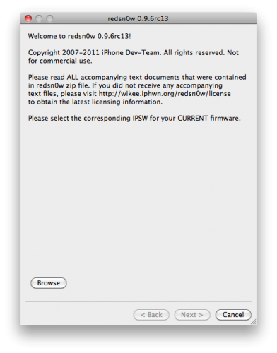 GUIDA: eseguire il jailbreak untethered su iPhone iOS 4.3.2 con Redsn0w 0.9.6 [Mac – Windows]