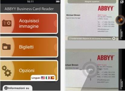 abbyy business card reader batch scan