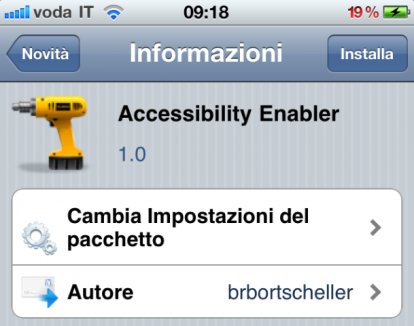 Accessibility Enabler, abilita il menu Accessibilità anche su dispositivi non supportati [Cydia]