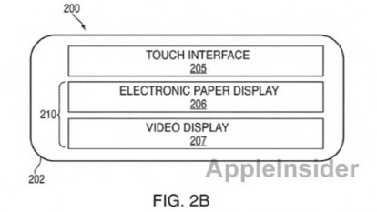 Brevetti Apple, un nuovo display ibrido con duplice tecnologia E-Ink e LCD