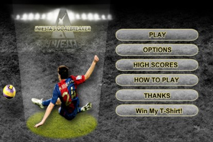 Iniesta’s Goalbreaker: il gioco ufficiale del giocatore spagnolo!
