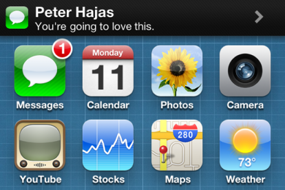 Peter Hajas interrompe i lavori per MobileNotifier e Widge: c’è lo zampino di Apple e del nuovo iOS 5?
