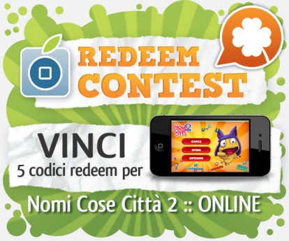 CONTEST: vinci 5 codici redeem per Nomi Cose Città 2 :: ONLINE [VINCITORI]
