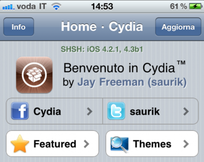 Cydia non visualizza l’SHSH di iOS 4.3.1, c’è da preoccuparsi?