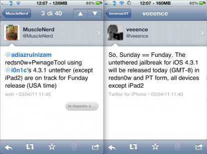 Veeence e MuscleNerd confermano il rilascio del jailbreak untethered di tutti i dispositivi iOS (tranne iPad 2) per la giornata odierna