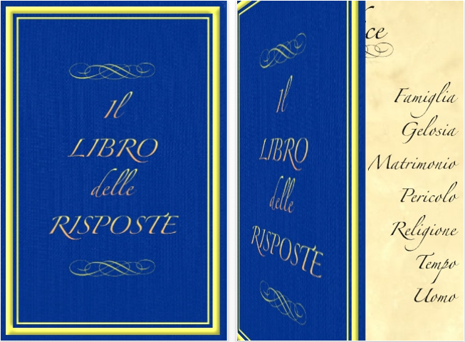 Libro delle Risposte, fate una domanda e questa applicazione vi risponderà!  - iPhone Italia