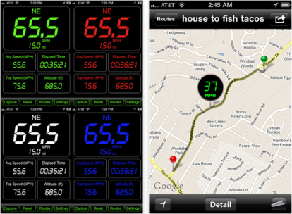 Speed Pro, il tachimetro per iPhone basato sul GPS