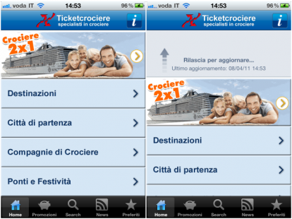 TicketCrociere, una fantastica applicazione per iPhone dedicata alle Crociere