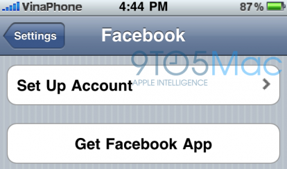 Apple aveva pianificato l’integrazione con Facebook in iOS 4