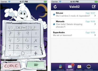 GhostSMS – Nascondi i tuoi messaggi da occhi indiscreti