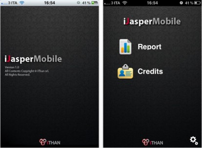 iJasperMobile, l’applicazione per gestire da iPhone la piattaforma offerta da JasperForge