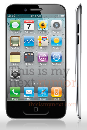 iPhone 5: estetica come iPod Touch, schermo da 3,7 pollici e tasto Home gesture-based