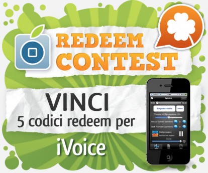 CONTEST: vinci 5 codici redeem per iVoice [VINCITORI]