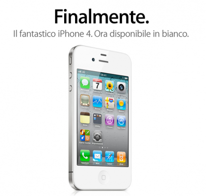 Con l’iPhone 4 bianco possiamo dire ufficialmente addio all’iPhone 5 per giugno?