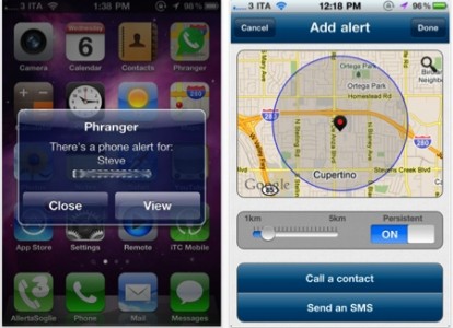 Phranger, l’app per inviare SMS e telefonate in base alla posizione si aggiorna ed è ora in offerta gratuita