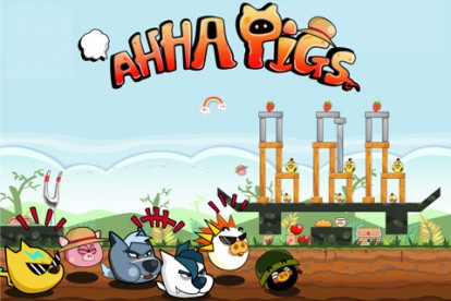 AHHA PIGS, uno spudorato clone di Angry Birds