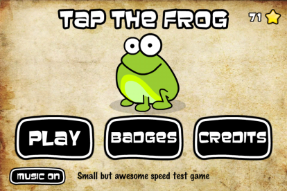 Tap The Frog: testa la tua velocità di reazione in questo semplice tap game!