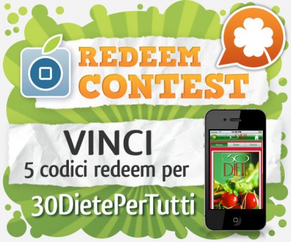 CONTEST: vinci 5 codici redeem per 30DietePerTutti [VINCITORI]