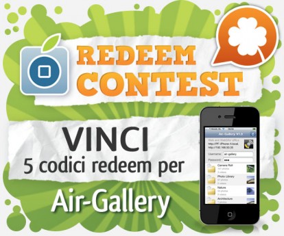 CONTEST: vinci 5 codici redeem per Air-Gallery [VINCITORI]