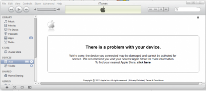 Migliaia di iPhone bloccati durante l’attivazione su iTunes