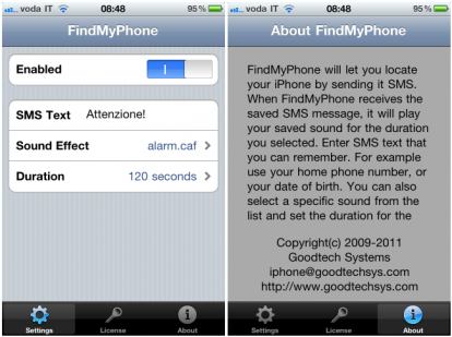 FindMyPhone, utility per ritrovare l’iPhone in caso di smarrimento [Cydia]