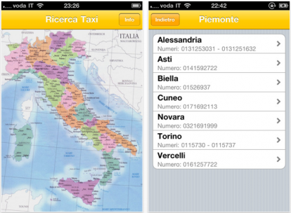 Disponibile su App Store Ricerca Taxi 1.5