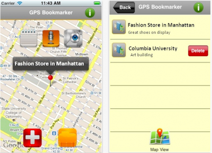 GPS Bookmarker, l’applicazione con cui potrete prendere nota anche del luogo da cui scrivete!